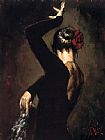 Flamenco Dancer tergopelo II painting